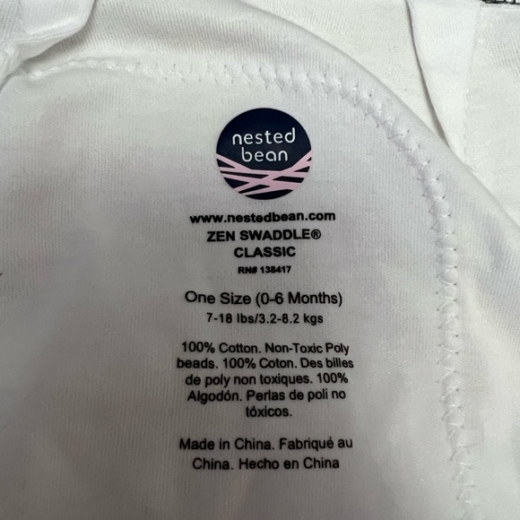 🔥NWOT🔥 LOT OF 2 Nested Bean Zen Swaddle Classic - Picture 4 of 7